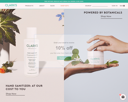 Clarks Botanicals Logo